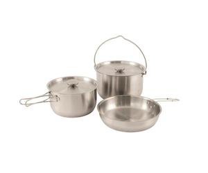 OUTWELL (651188) SUPPER SET L, CAMPING BILLY COOK PAN SET WITH BAG - LARGE- NEW