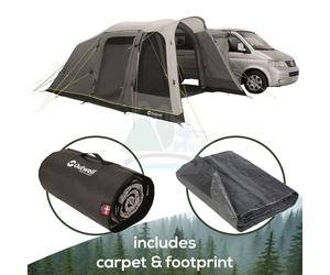 OUTWELL BLOSSBURG AWNING 380 AIR CAMPERVAN DRIVE AWAY FOOTPRINT & CARPET PACKAGE