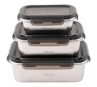 Outwell Camper Food Box Set 3 Units Brown
