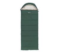 Outwell Camper Sleeping Bag - 3-4 Season Polycotton Camping Sleeping Bags Ultra Comfortable with Removable Pillow & Zip-Off Hood - For Camping, Campervan, Indoor & Outdoor (Camper Prime (Green))