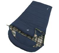 Outwell Camper Sleeping Bag - 3-4 Season Polycotton Camping Sleeping Bags Ultra Comfortable with Removable Pillow & Zip-Off Hood - For Camping, Campervan, Indoor & Outdoor (Navy (2023))