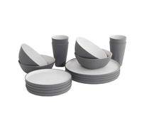 Outwell Gala 4 Pax Tableware Set Silver