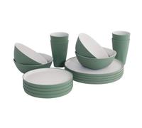 Outwell Gala 4 Pax Tableware Set Green