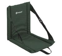 Outwell Cardiel Folding Beach Chair - Lightweight Portable Camping Chair with Pocket, Compact Festival & Travel Seat, Easy Fold Design - For Camping, Beach, Picnics, Festivals, Sports (Forest Green)