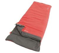 Outwell Celebration Lux Single Sleeping Bag - Red - 2 Season Camping Gear