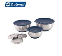 Outwell Chef Bowl Set With Lids & Graters - 2024 Model NEW