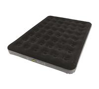 Outwell Classic King Airbed, 190 x 140 x 20 cm Extra-Wide Camping Inflatable Mattress, Soft Velour Top, Double Seal Valve, 340 kg Max Load