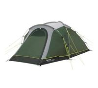 Outwell Cloud Lightweight Dome Tent with Porch Area - 3000mm HH Waterproof, Compact Pack Size, Two-Room Design - Suitable for Camping, Hiking, Mountaineering (Green, Cloud 3 (3 Person))