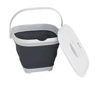 Outwell Collaps Square Bucket 9L Folding Camping Bucket with Lid