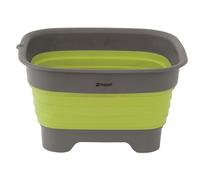 Outwell Collaps Wash Bowl With Drain: Green Colour: Green