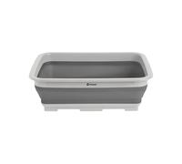 Outwell 10L Collaps Washing Up Bowl | Collapsible Compact Dish Tub for Kitchen, Camping & Caravans | Durable Collapsible Laundry Basin, Space-Saving Design (Grey Mist)