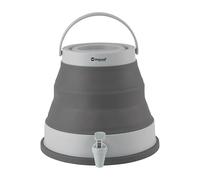 Outwell Collaps Water Carrier - Premium Foldable Camping Water Container with Tap, Collapsible Design, Easy-Fill Screw Lid for Camping, Outdoors, Sports, Fishing (Grey Mist, 6 Litre)