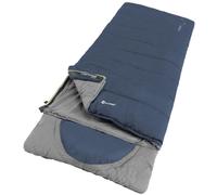 Outwell Contour Lux Reversible Camping Sleeping Bag - Left Zip (Deep Blue)