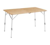 OUTWELL CUSTER L TABLE FOLDS ADJUSTABLE LEGS / FEET BAMBOO TOP CAMPING PORTABLE