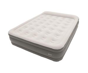 OUTWELL DOUBLE AIR BED FLOCK SUPERIOR & BUILT IN PUMP CAMPING LUXURY GUEST BED