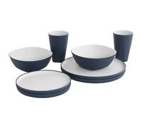 Outwell - Gala Geschirrr-Set 2 Personen - Set of dishes grey/blue