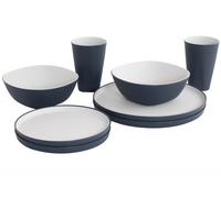 Outwell - Gala Geschirrr-Set 2 Personen - Set of dishes grey/blue