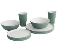 Outwell Gala 2 Person Dinner Set Shadow Green (651224) Camping Picnic BBQ