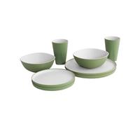 Outwell Gala 2 Person Dinner Set Shadow Green One Size
