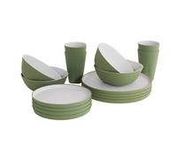 Outwell Gala 4 Person Camping Dinner Set Shadow Green