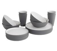 Outwell Gala 4 Pax Tableware Set Silver