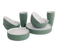Outwell Gala 4 Person Camping Dinner Set - Shadow Green