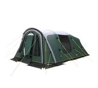 Outwell Idaho 5 Man Three-Roomed Air Tent with Darkened Bedrooms & Large Living Space, Quick & Easy to Pitch, Inflatable, Ideal for Festivals and Family Camping Trips, 4000mm HH, Green