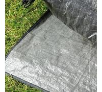 Outwell Idaho 8 Air Footprint, Waterproof Ground Protection, 500 x 380 cm, Black, with Pegs, Lightweight 2.4kg, Camping Tent Accessory