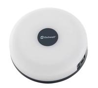 Outwell Moonstone Stringlight Lantern, 24 SMD LED 2700K, IP44 Water Resistant, Blue Shadow, USB-C Rechargeable, ABS/PC Material, 3.7 x 11 cm, 1500mAh Li-ion Battery, 250 Lumens, 200g