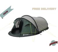 Outwell Nexion 3 Forest Pop-up Tent 3 Berth Fast Pitch Dark Inner