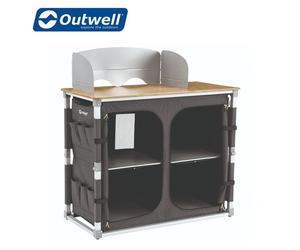 Outwell Padres XL Kitchen Stand Unit With Bamboo Table Top Camping 2026 MODEL