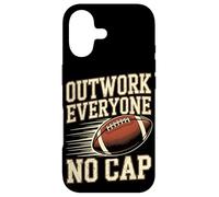 Outwork Everyone No Cap Football Case for iPhone 17