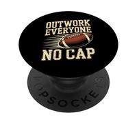 Outwork Everyone No Cap Football PopSockets Adhesive PopGrip