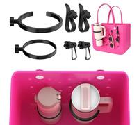 OUTXE 2 Pack Cup Holder for Bogg Bag, Fits 16-40oz Stanley, Insert Drink Holder Attachment Compatible with All Bogg Bags & Simply Southern Beach Tote Bag (40oz-Nut Hook)