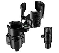 OUTXE Dual Car Cup Holder Expander, Multifunction Drink Adapter Adjustable Expandable Cupholder for Seat Automotive Auto Truck RV, Compatible with Yeti, Hydroflask 20/24/30/32/40 Oz Water Bottles