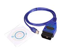 Outzone VAG409.1 USB Diagnostic Cable for VW Audi - KKL OBD2 Scanner with Stable CH340 Chip, Compatible with VCDS for ECU Coding, Fault Reading & Car Diagnostics (for Enthusiasts & DIY)