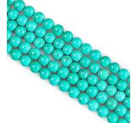 Ouubuuy 85pcs Green Turquoise Crystal Beads, 4mm Round, Perfect for Jewelry Making, DIY Crafts, Jewelry Design