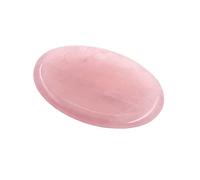Ouubuuy Rose Quartz Thumb Worry Stone Healing Crystal Gemstone Pocket Palm Stone - Anxiety Stress Relieve