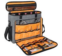 OUUTMEE Bartender Kit, 11-Piece Cocktail Shaker Set with Bartender Travel Carrying Bag(Grey)