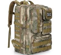 OUUTMEE Military Tactical Backpack(25L/35L/45L/50L), MOLLE Rucksack for Men & Women, Army Assult Camouflage Hunting Daypack 3 Day Bug Out Bag Laptop Bag for Hiking, Travel,Camping & Outdoor Adventures