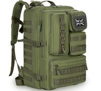 OUUTMEE Military Tactical Backpack(25L/35L/45L/50L), MOLLE Rucksack for Men & Women, Army Assult Camouflage Hunting Daypack 3 Day Bug Out Bag Laptop Bag for Hiking, Travel,Camping & Outdoor Adventures