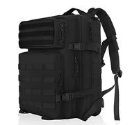 OUUTMEE Military Tactical Backpack Large Capacity Army Assault Military Backpack Daypack, black, 35L, Rucksack