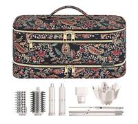 OUUTMEE Travel Carrying Case for Shark Flex Style,Double Layer Storage Case Compatible with Flexstyle,Portable Storage Organizer bag for Flexstyleand Attachments, Colorful Flower, 13 IN, Fashion