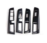 OUVECR Car Interior Accessories for Subaru for Forester 2008-2012 Right Hand Drive Door Handle Gear Shift Steering Wheel Cover(Window Switch Panel)