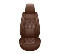 OUVECR Car Seat Covers For LAND For ROVER For Discovery2 3 4 5 For Discovery For Sport For Range For Rover Ice Silk Breathable Car Leather Seat Cover(Coffee)