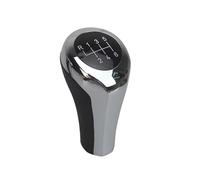 OUVECR Car Shift Gear Knob Handle for BMW 1 3 5 6 Series for E30 E36 E39 E46 X5 E53 E60 E63 X3 E83 X1 E84 E90 E91 Pen Head Ball Gearknob Chromed Gear Shift Knob Gear Shift Cover(6Speed)