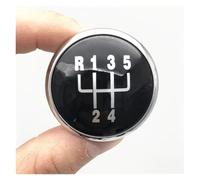 OUVECR Car Shift Gear Knob Handle for Vw for Golf 4 for Jetta Mk3 Mk4 for GTI for Bora for Lupo for Polo for Caddy Gear Shift Knob Cover Cap Gear Shift Cover(Black Silver 5 Speed)
