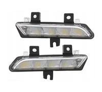 OUVECR Fog Lamp Assembly For Captur For Clio 4 2012 2013 2014 2015 LED Front Bumper Lights Fog Lights Daytime Running Lights Driving Lights 266003864R Front Fog Light(Left Right Set)