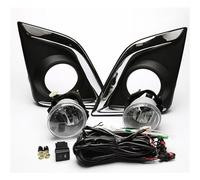 OUVECR Fog Lamp Assembly For Isuzu For D-MAX 2016 2017 2018 Fog Lights Front Bumper Headlights DRL Daytime Running Lights Car Chrome Driving Lamp 12V Front Fog Light