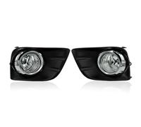 OUVECR Fog Lamp Assembly For Toyota For Land For Cruiser For Prado FJ150 2010 2011 2012 2013 Fog Light Series Chrome Rim Cover Driving Lamp Waterproof Front Fog Light